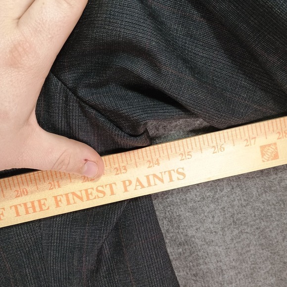 Hart Schaffner Marx Blazer Men 48L 100% Virgin Wool Black Pocket Softly Tailored - Picture 11 of 14